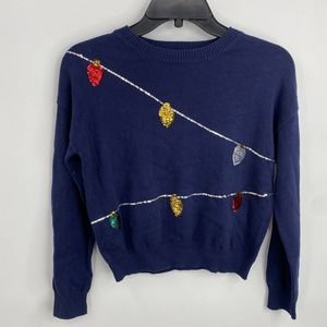 Harper Canyon Girl's String Lights Sweater Size Medium 8-10